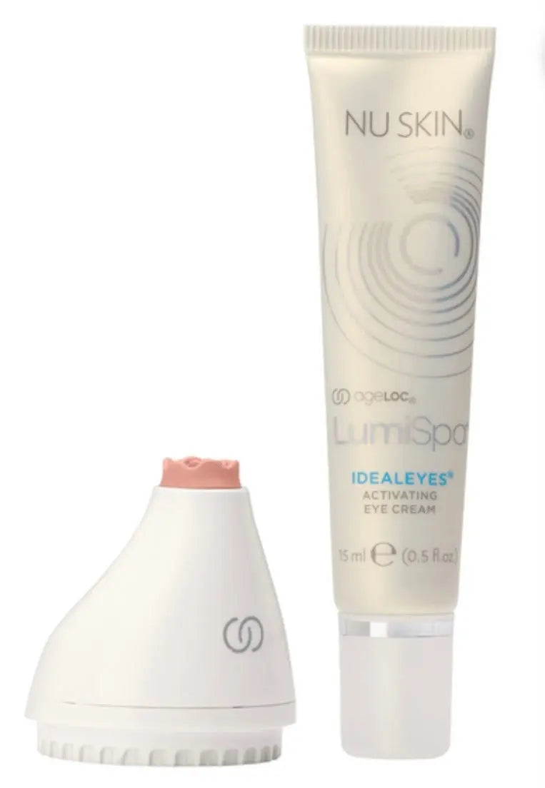 LumiSpa iO Rose Gold Accent & ageLOC LumiSpa IdealEyes Eye Care