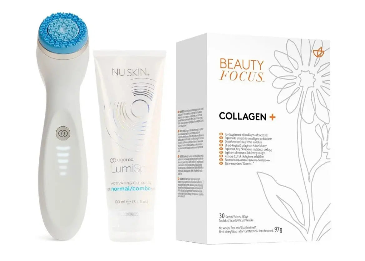 Better together Collagen+ and ageLOC LumiSpa iO System Normal to Combo Skin image 0