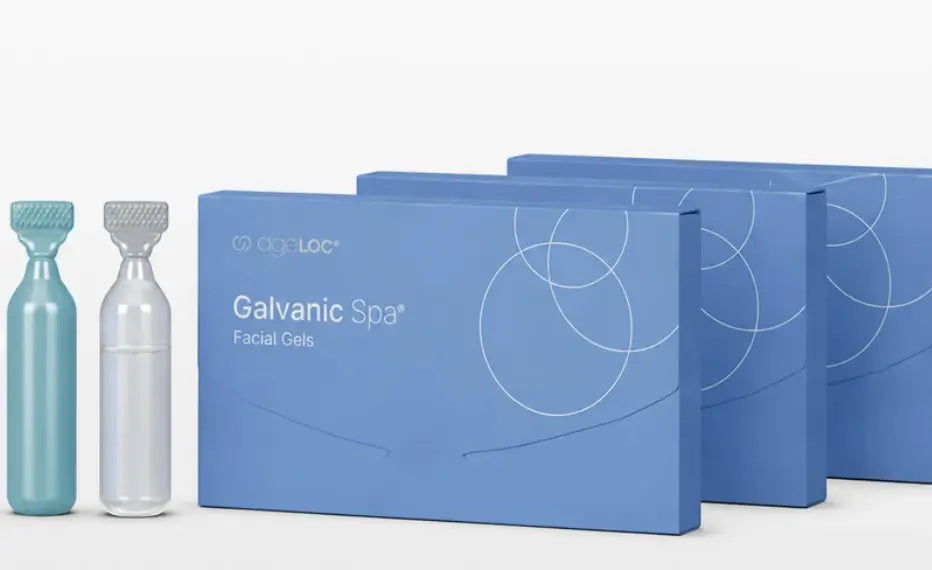 Galvanic Spa Facial Gels 3 Boxed with 8 Vials